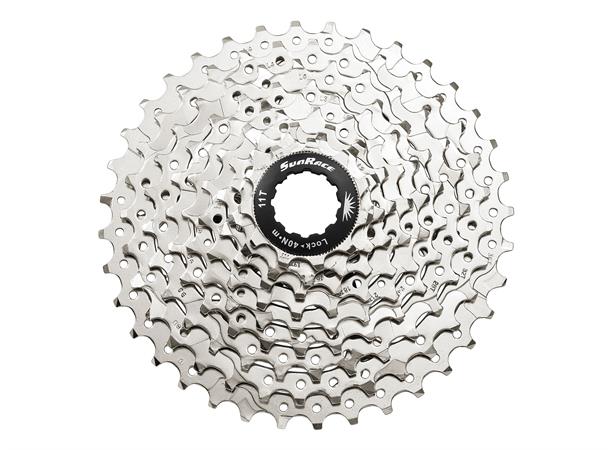 SunRace M969 9-Delt Kassett 11-32T, 346gr, Grå, Shimano kompatibel 